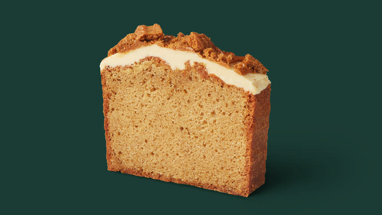 Starbucks caramelised biscuit loaf cake