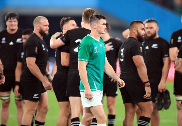 Johnny Sexton suffered World Cup disappointment at the hands of New Zealand in 2019