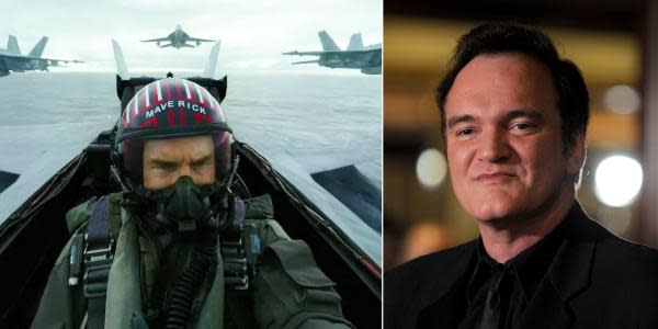 Quentin Tarantino amó Top Gun: Maverick y dice que es un verdadero espectáculo cinematográfico