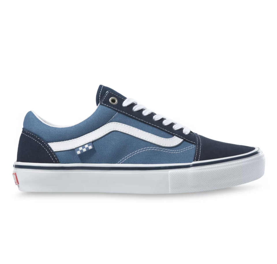 Blue and black Vans Skate Old Skool sneakers