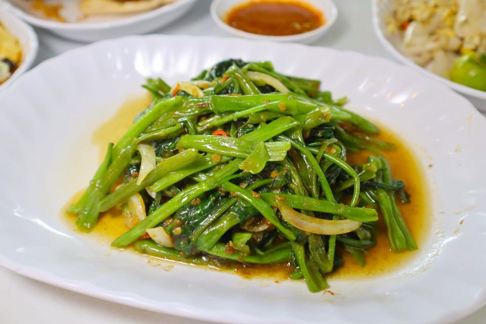 fa la seafood - kangkong