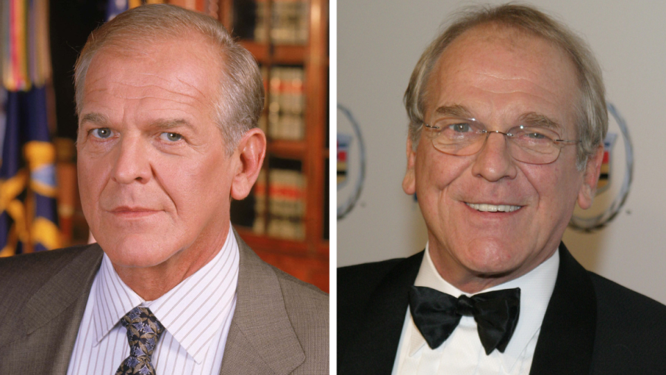 John Spencer Left: 2000; Right: 2005