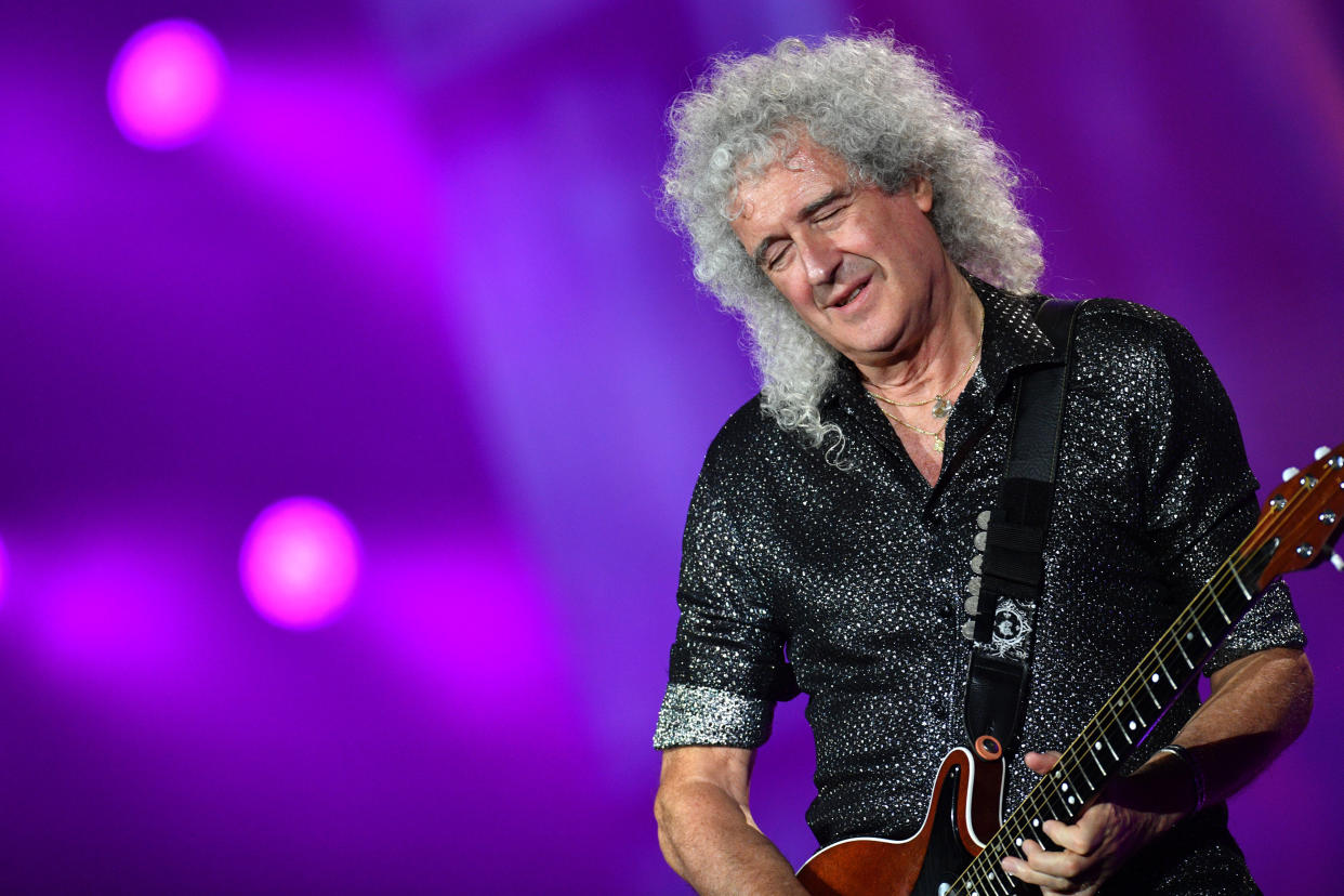 Brian May has been battling COVID. (Getty Images)