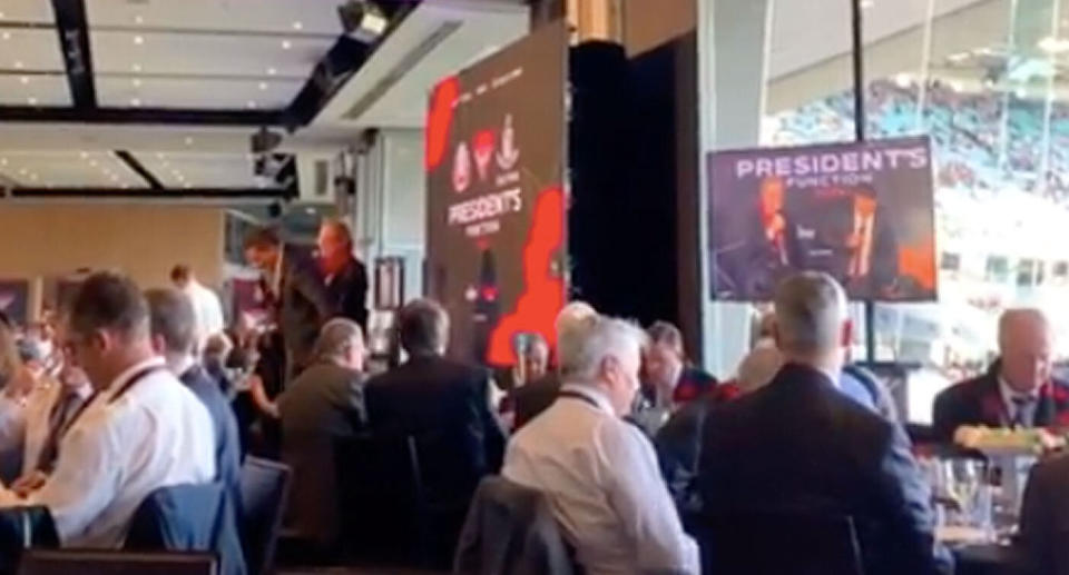 Guests in the Olympic Room at the MCG. Source: Instagram/ Jane Clifton