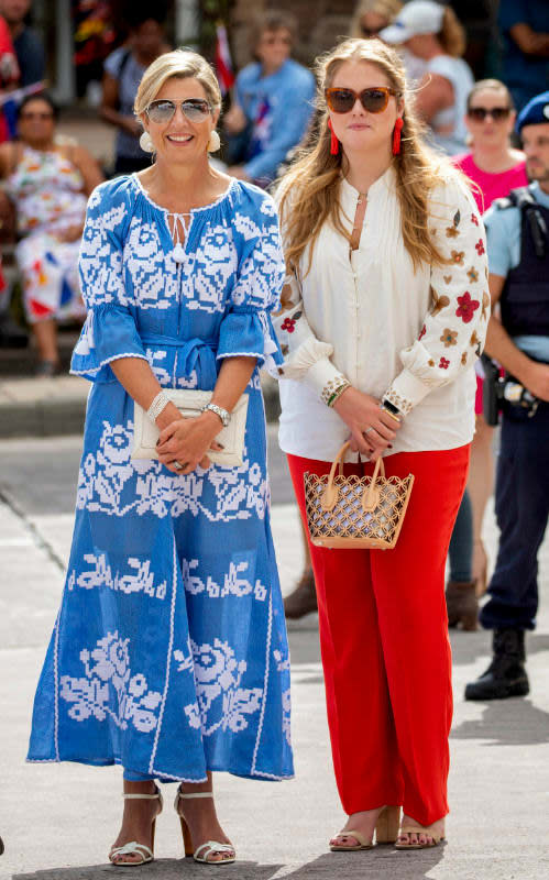 Máxima y Amalia de Holanda