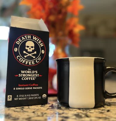 Death Wish Instant Coffee Packets for 20% off