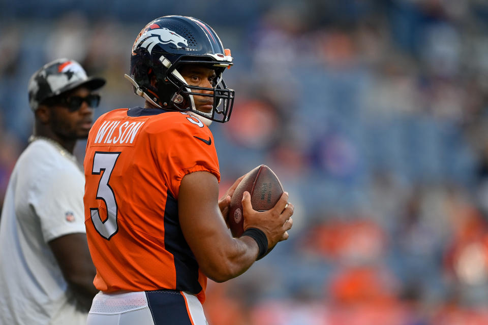 Broncos QB Russell Wilson's rushing upside in fantasy is a mystery.