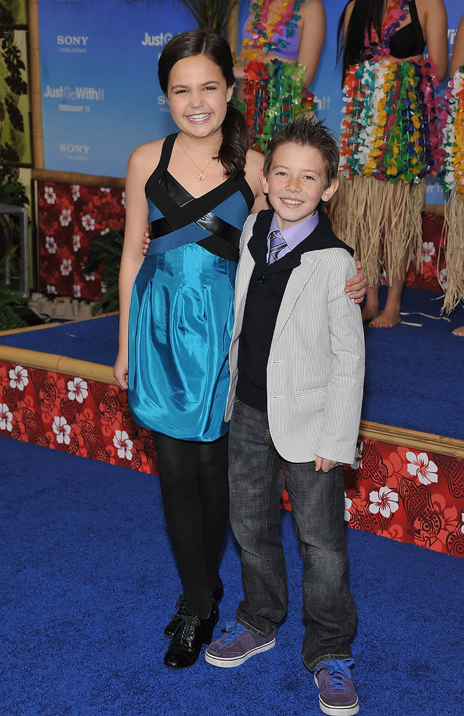 Just Go With It LA Premiere 2011 Bailee Madison Griffin Gluck