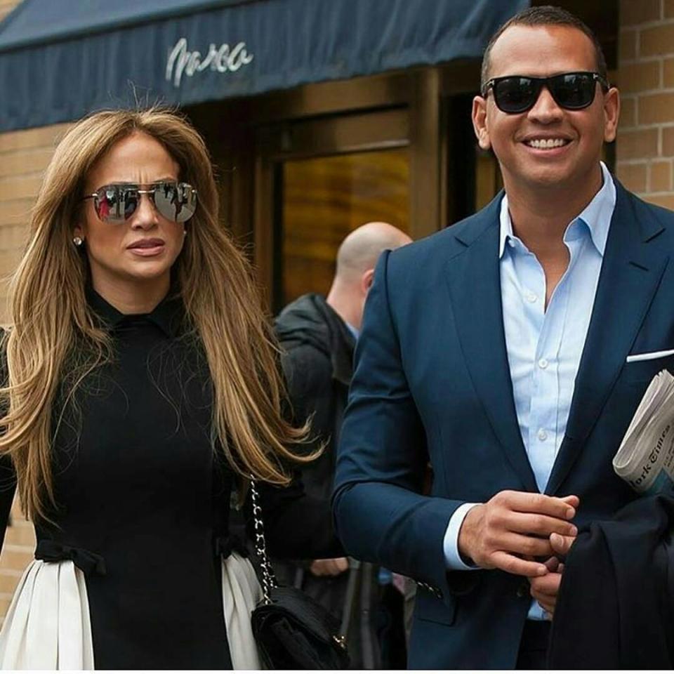 Jennifer Lopez y Alex Rodriguez