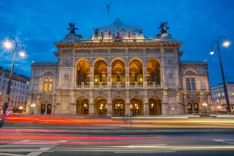 Vienna's State Opera - the Austrian capital was the fifth most city in the survey - Credit: Getty