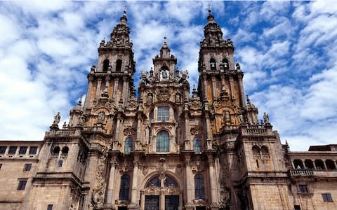 Cathedral in Santiago de Compostela - Credit: Getty