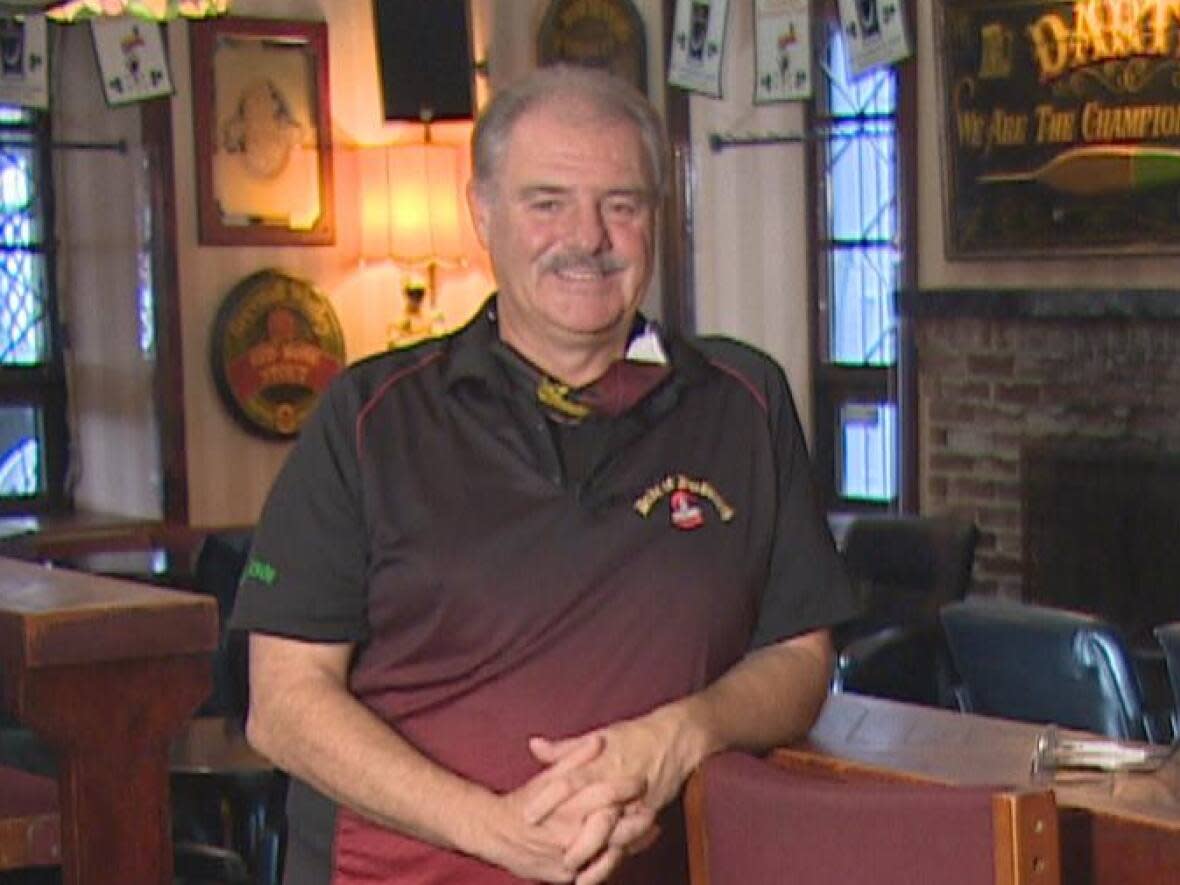 Colin Dalton, who became a co-owner of The Duke of Duckworth in 1990, has worked at the pub since it opened in 1987. (Darryl Murphy/CBC - image credit)