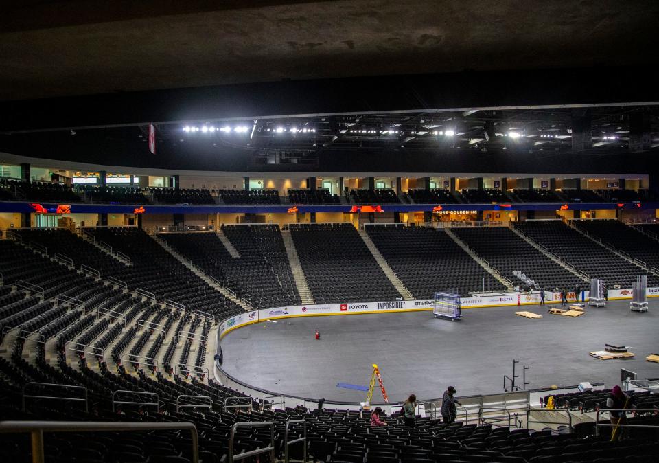 Desert fans get first look inside Acrisure Arena at Firebirds fanfest