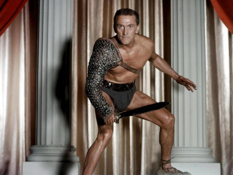 Kirk Douglas in Stanley Kubrick’s Dalton Trumbo-scripted Spartacus (Bryna/Universal/Kobal/Rex/Shutterstock)