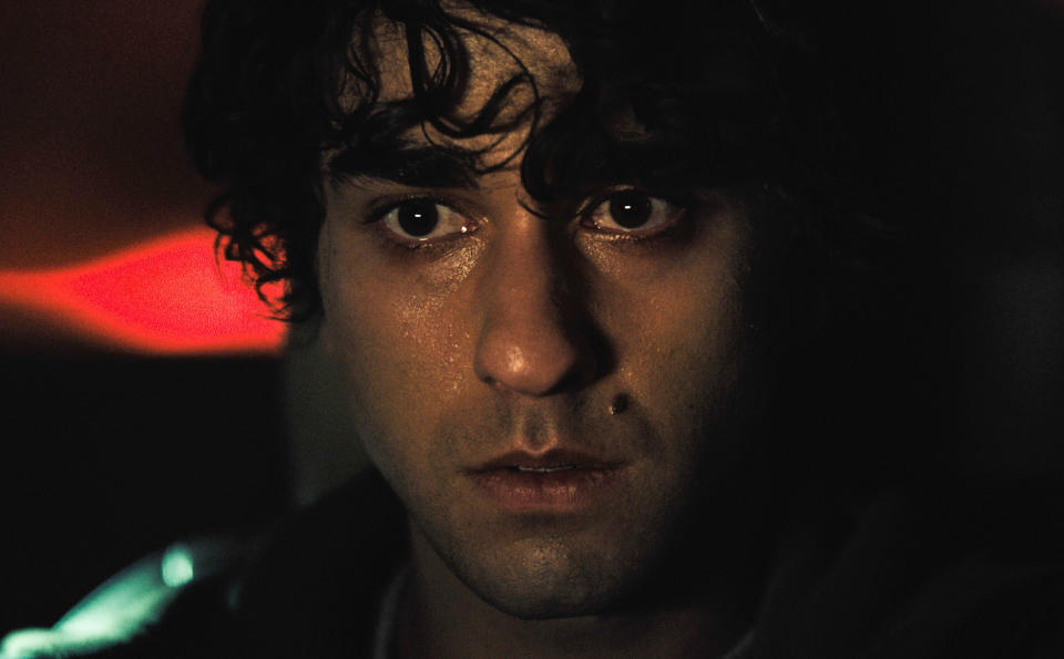 A closeup of Alex Wolff in Hereditary