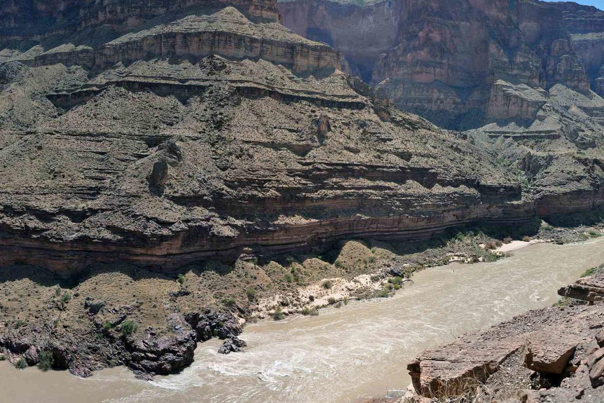 <p>NPS Photo/E. Whittaker</p> Grand Canyon, Near River Mile 137 on the Colorado River, where one person was found dead in early September 2024