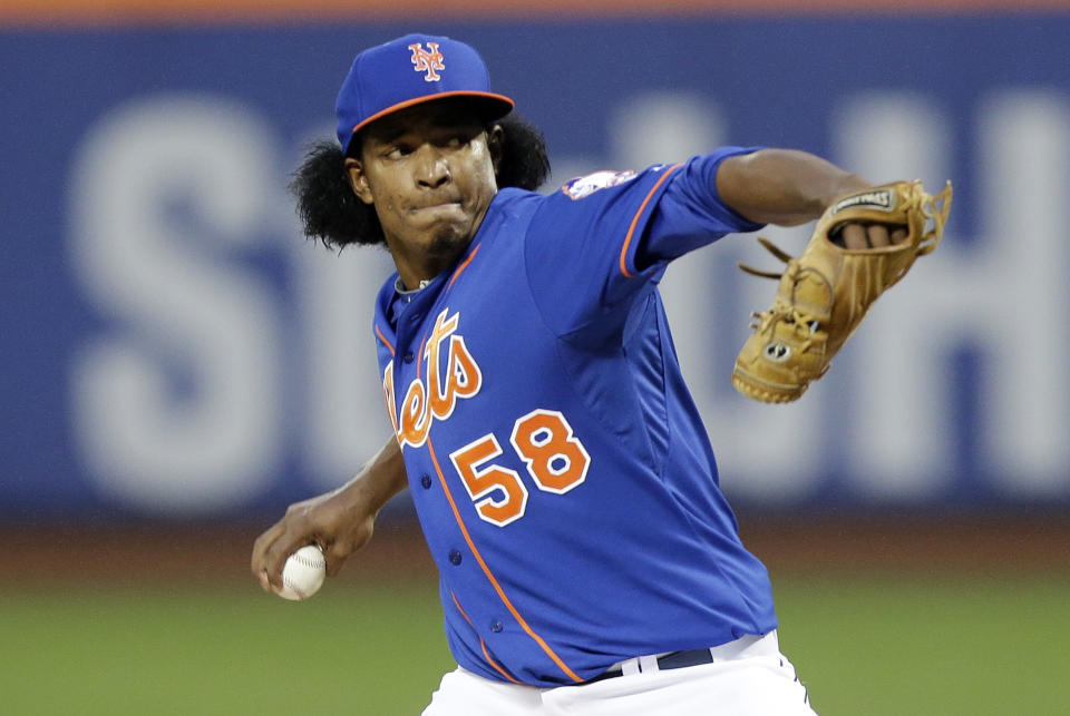 New York Mets reliever Jenrry Mejia had been banned since February 2016. (AP Photo/Frank Franklin II)