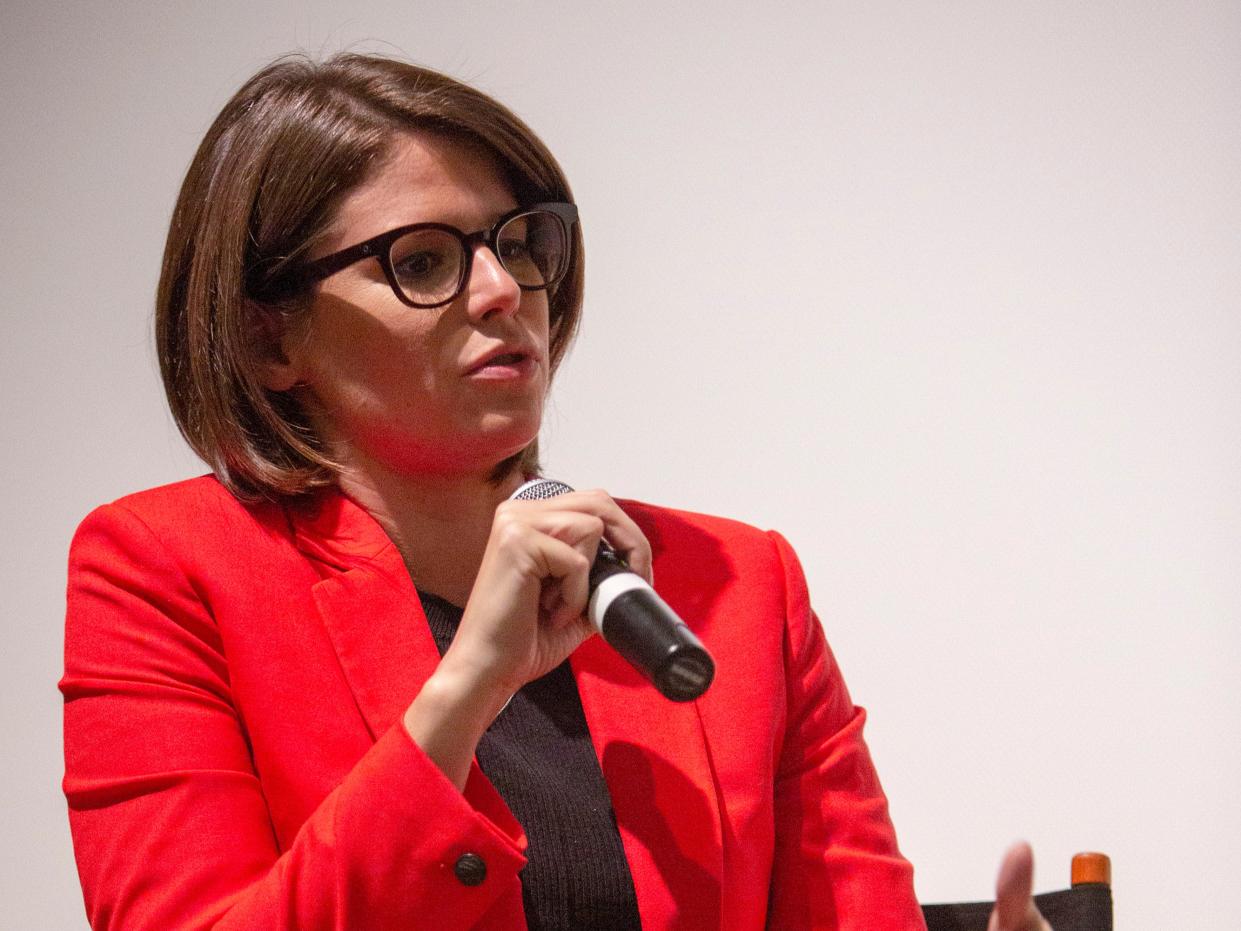 Kasie Hunt attends a film screening the Smithsonian National Museum of American History on October 3, 2018 in Washington, DC (Getty Images for SPE, Inc.)