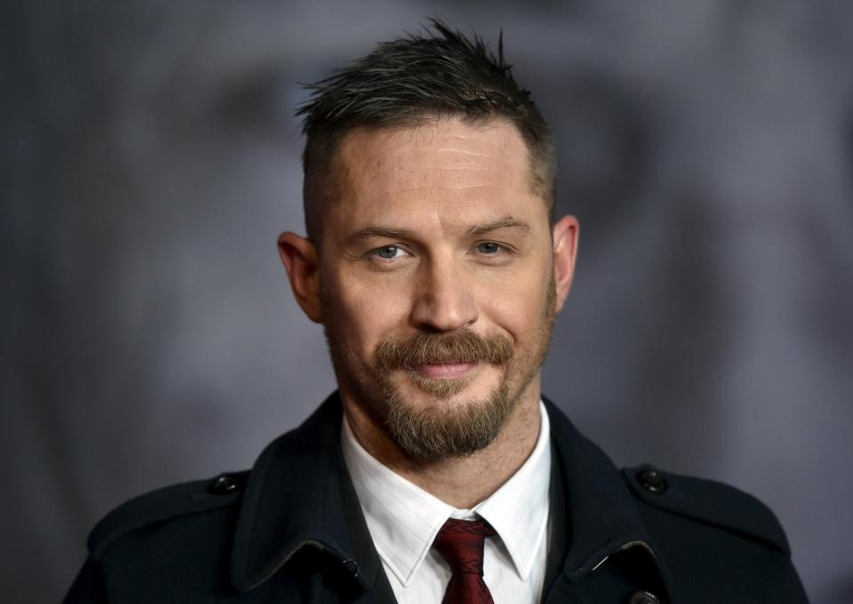 Actor Tom Hardy at the British premiere of “The Revenant” (REUTERS/Toby Melville)