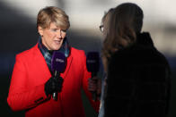 TV Presenter Clare Balding working for BT Sport 