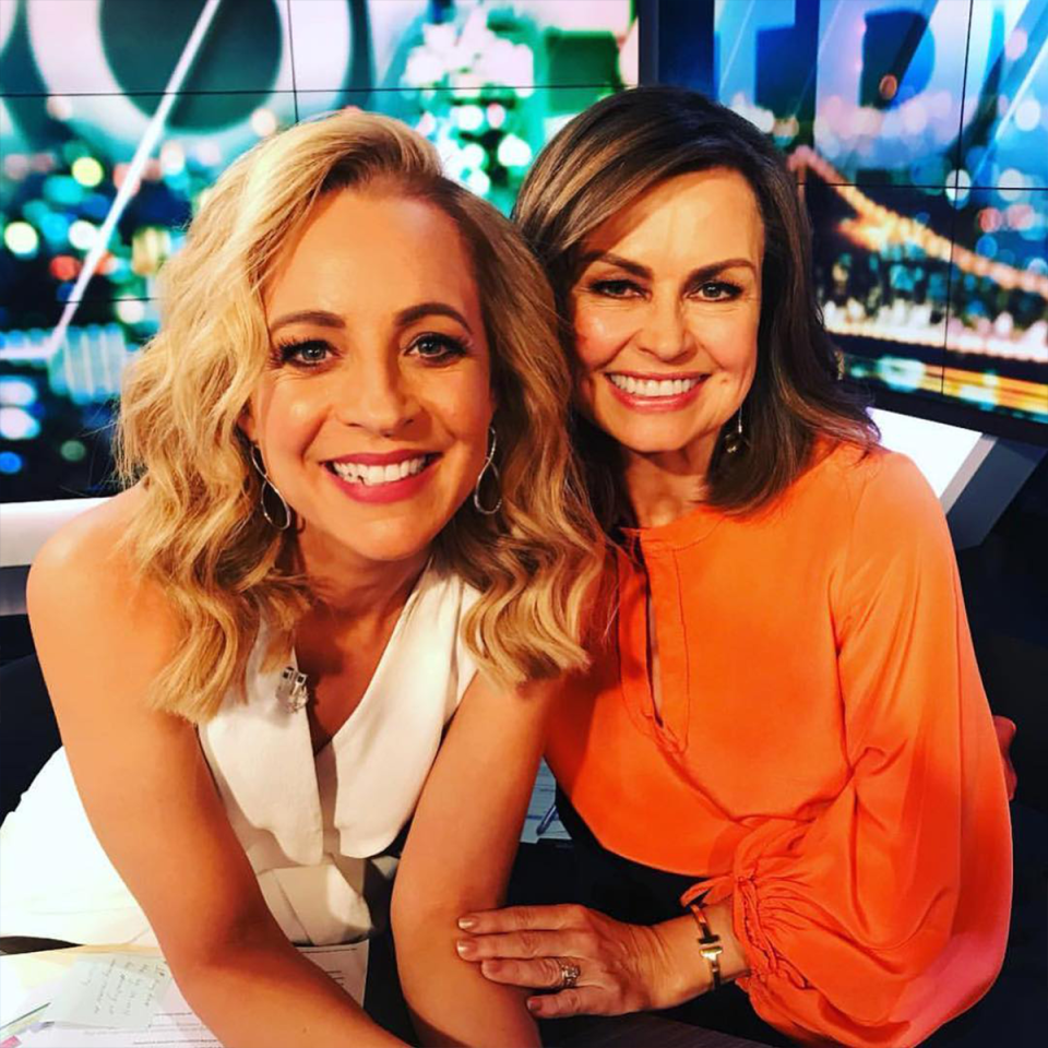 Carrie Bickmore and Lisa Wilkinson.