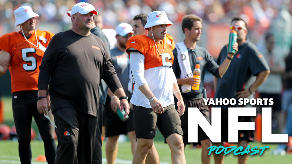 Head coach Freddie Kitchens and quarterback Baker Mayfield hope to lead the Cleveland Browns to their first winning season in over a decade. (Photo by Frank Jansky/Icon Sportswire via Getty Images)