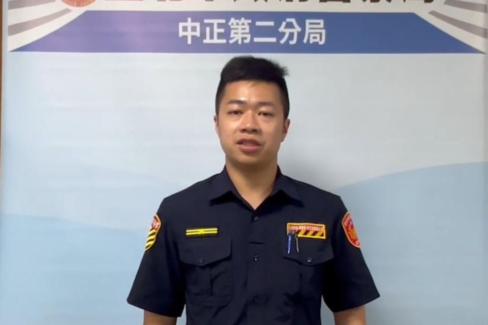 圖說：發言人臺北市中正第二分局交通分隊長洪宥靖。