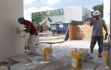 Construction is underway in Miami's Design District October 6, 2014. REUTERS/Andrew Innerarity