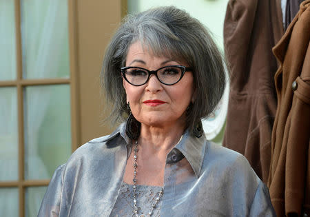Actress Rosanne Barr arrives for the taping of the Comedy Central Roast of Roseanne in Los Angeles, U.S., August 4, 2012. REUTERS/Phil McCarten/File Photo