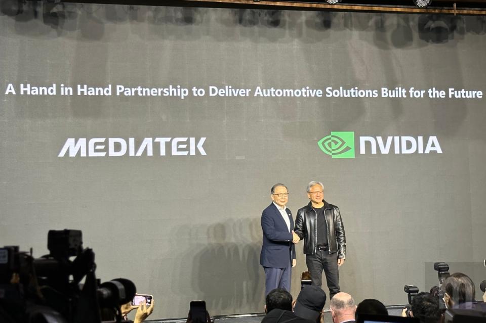 ▲NVIDIA、聯發科攜手合作車載系統處理器