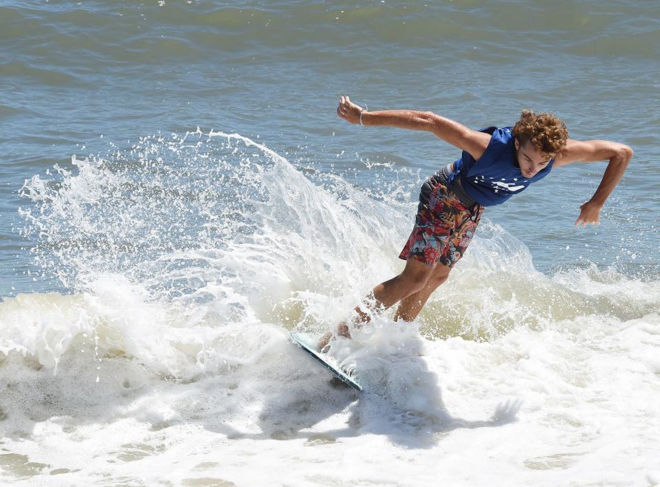 Skimboarder’s from all over the country came to Dewey Beach to compete in the 40th Annual Pro/Am World Championships of Skimboarding.