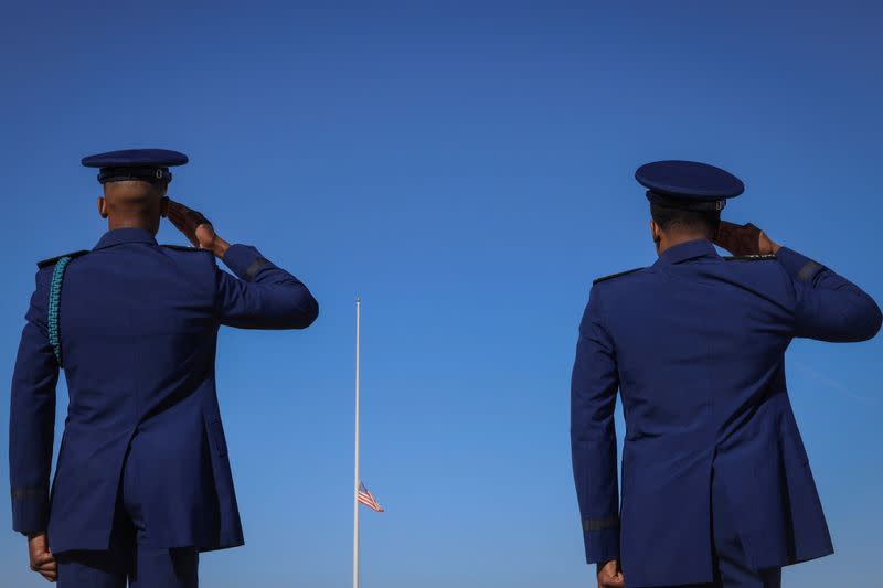 Two cadets, one first year at the U.S. Air Force Academy