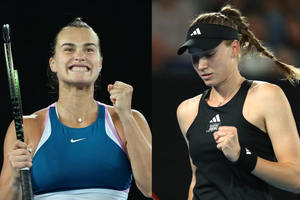 First-time winner: Neither Aryna Sabalenka or Elina Rybakina have won the Australian Open before  (Getty Images)