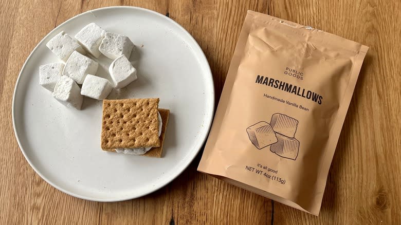 Public Goods marshmallows and s'mores