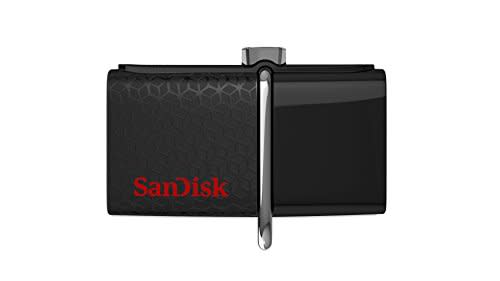 SanDisk 32GBUltra Dual USB Drive 3.0, SDDD2-032G-GAM46(Black)