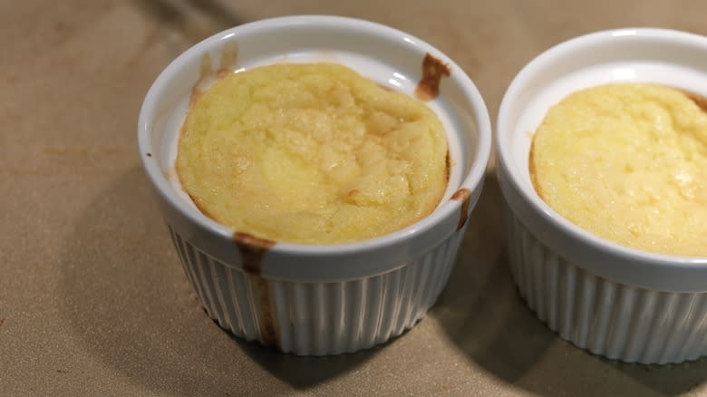 Two fallen souffles