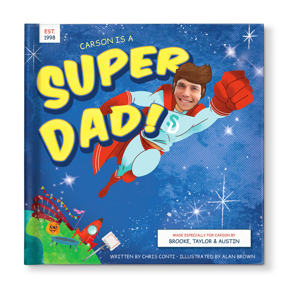 <p><a href="https://www.iseeme.com/en-us/super-dad-personalized-book.html?gclid=CjwKCAjwuqiiBhBtEiwATgvixNXrOwPj5OqBl2AHv_uPPaag8MDeB7vjUbgzqAa_sA1Z2E2UpAD5BRoC-qQQAvD_BwE" rel="nofollow noopener" target="_blank" data-ylk="slk:Shop Now;elm:context_link;itc:0;sec:content-canvas" class="link ">Shop Now</a></p><p>Super Dad! Personalized Book</p><p>iseeme.com</p><p>$29.99</p><span class="copyright">I See Me!</span>