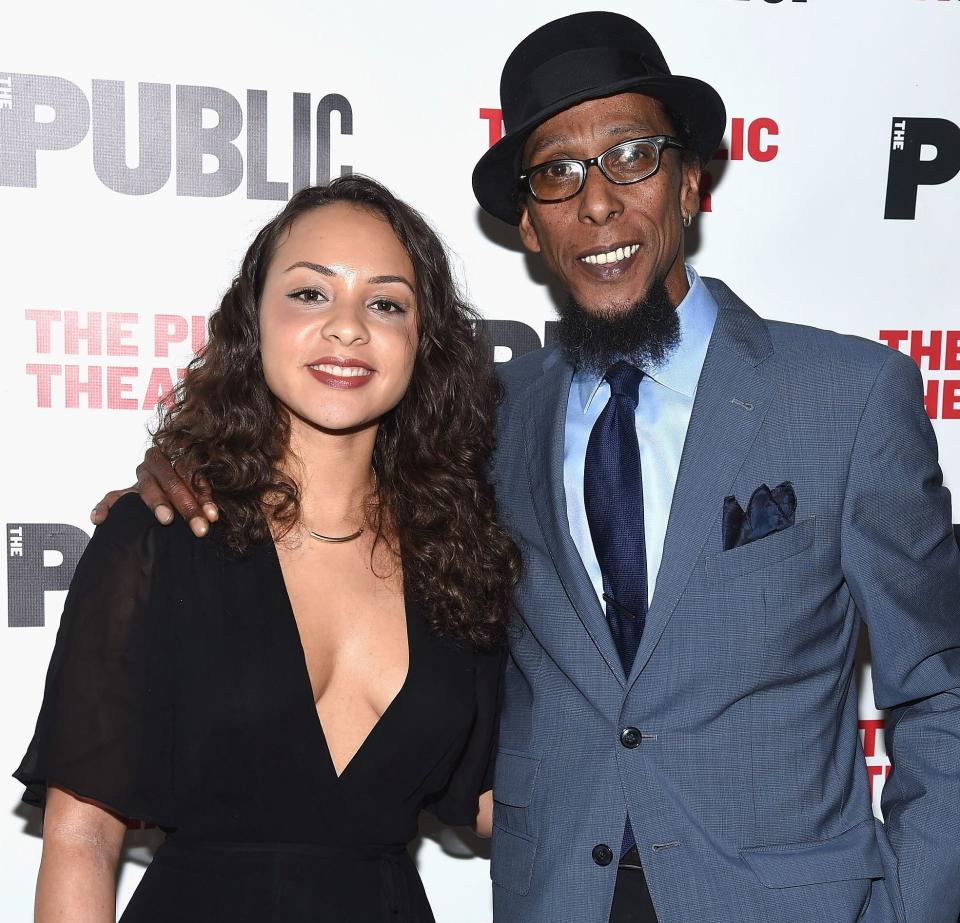 Jasmine Cephas Jones and Ron Cephas Jones attend the "Head of Passes" opening night celebration at The Public Theater on March 28, 2016, in New York. (Photo: Gary Gershoff via Getty Images)