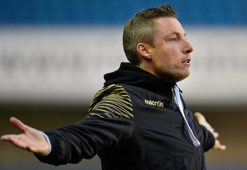 Neil Harris during his first spell as manager (Justin Setterfield/Getty Images)
