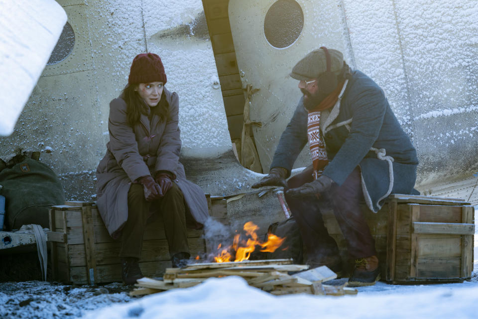 Winona Ryder and Brett Gelman - Credit: Tina Rowden/Netflix