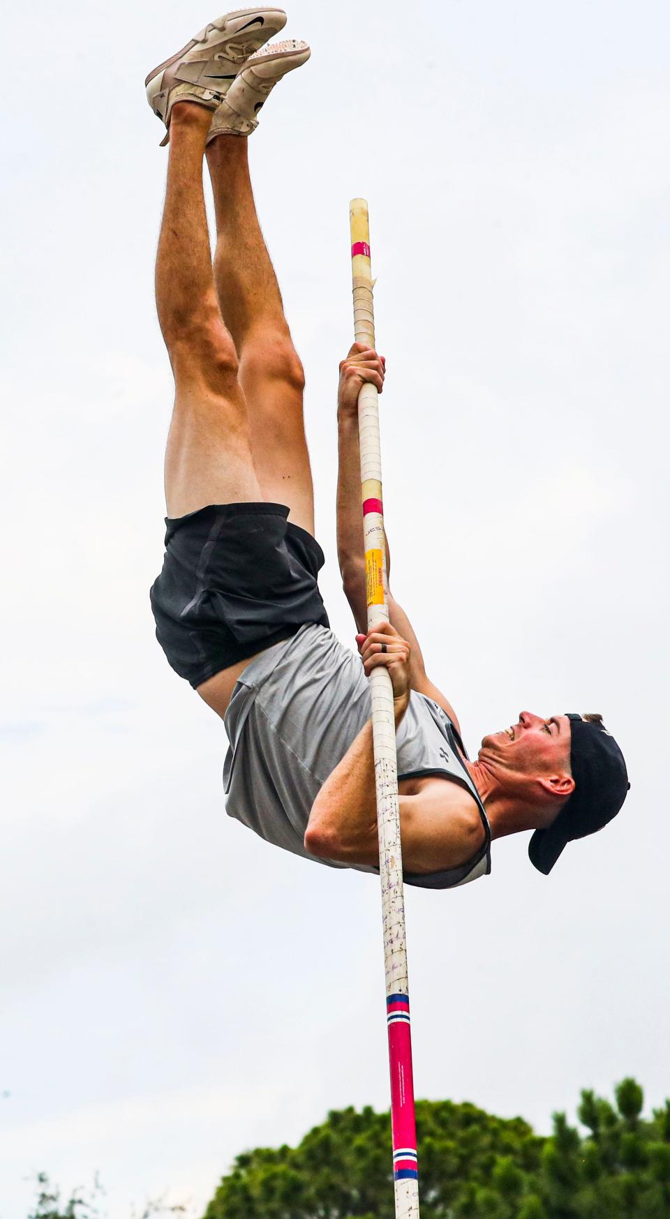 "Pole Vault in the Plaza" competition was held at Mercato in Naples, FL, Saturday, June 25, 2022. A mix of beginners and amateurs competed early in the day. It then progressed throughout the day with the highest level of both female and male pole vaulters competing. 