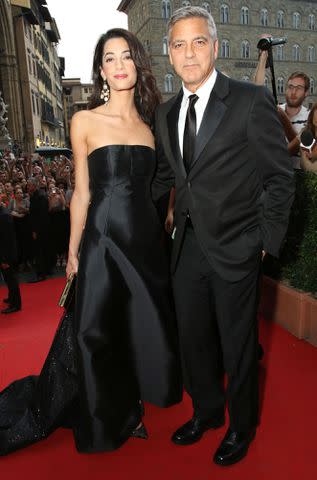 Rachel Murray/Getty George and Amal Clooney