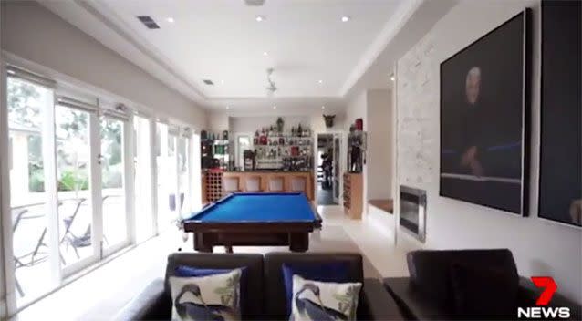 The games room. Source: 7News