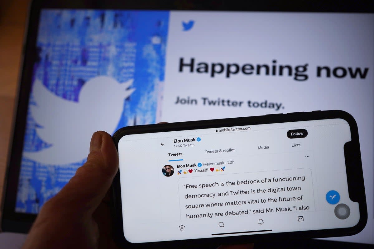 The upheaval at Twitter could pose a threat to the national security of countries around the world, experts have warned (PA) (PA Wire)