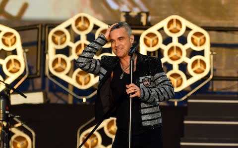 Robbie Williams at BST Hyde Park - Credit: Dave J Hogan/Getty