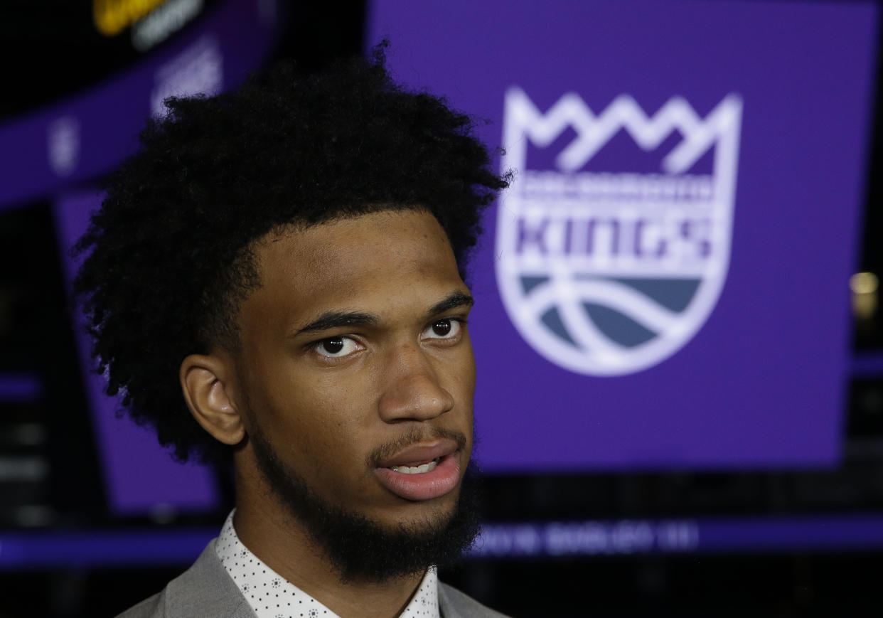 Marvin Bagley III’s welcome-to-the-NBA moment went a lot smoother than it does for a lot of rookies. (AP)