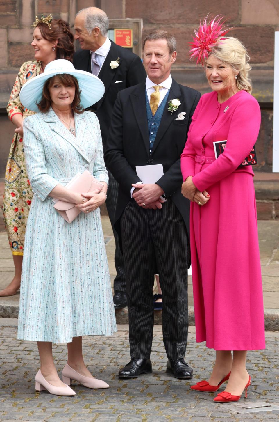 Guest, Rupert Henson and Natalia Grosvenor, Duchess of Westminster (Getty Images)