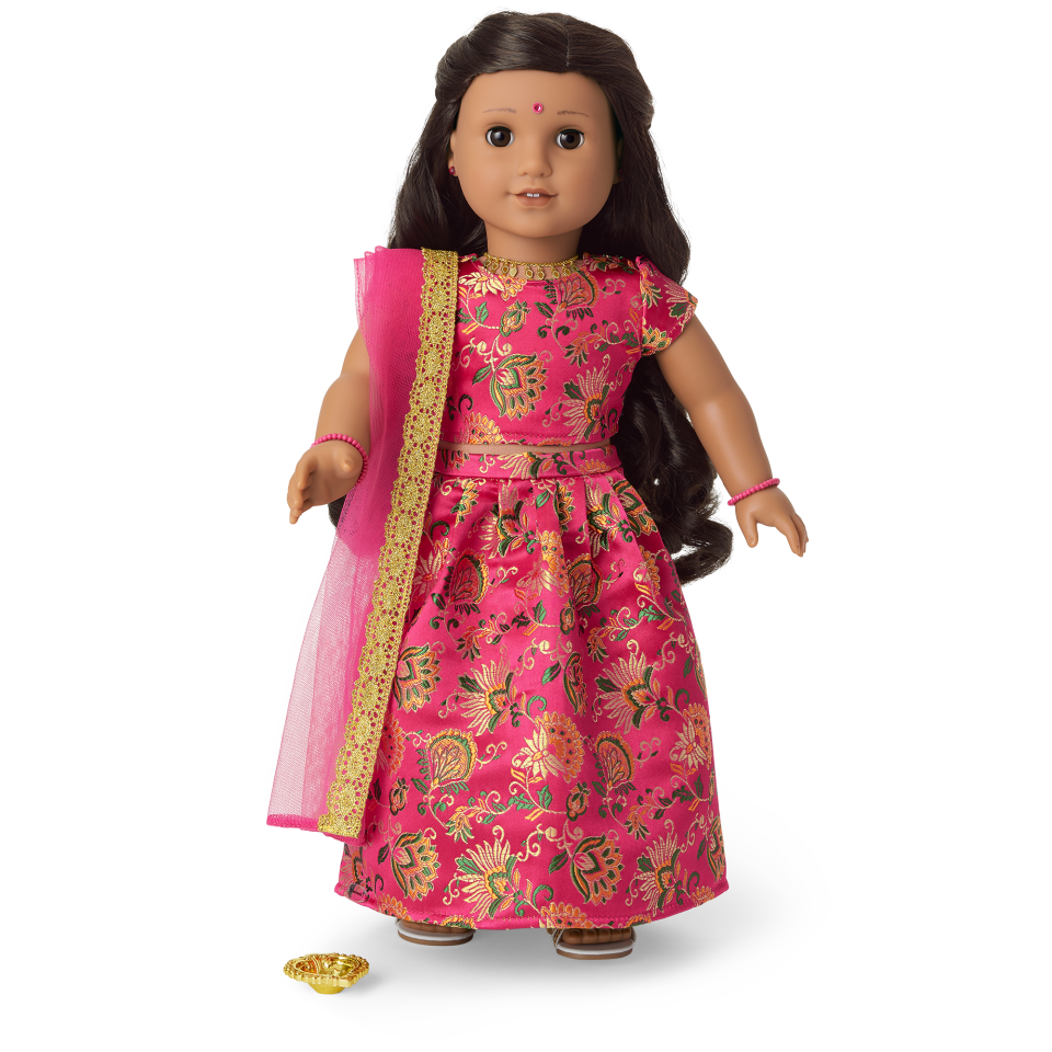 <p><a href="https://go.redirectingat.com?id=74968X1596630&url=https%3A%2F%2Fwww.americangirl.com%2Fproducts%2Fdiwali-celebration-outfit-for-18-inch-dolls-hbx14&sref=https%3A%2F%2Fwww.womansday.com%2Flife%2Fg41021725%2Fdiwali-gift-ideas%2F" rel="nofollow noopener" target="_blank" data-ylk="slk:Shop Now;elm:context_link;itc:0;sec:content-canvas" class="link ">Shop Now</a></p><p>Diwali Celebration Outfit</p><p>americangirl.com</p><p>$48.00</p><span class="copyright">American Girl</span>