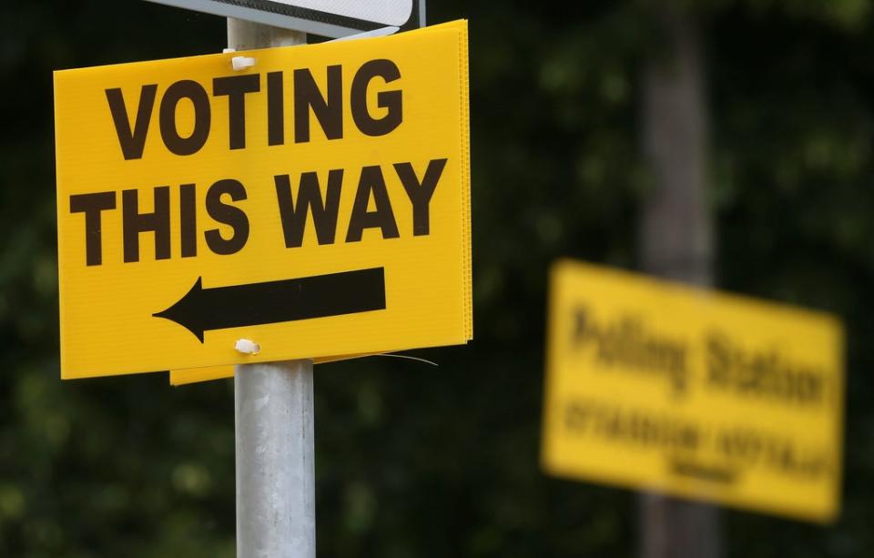 Polls are opening in the by-election in Old Bexley and Sidcup (Brian Lawless/PA) (PA Wire)