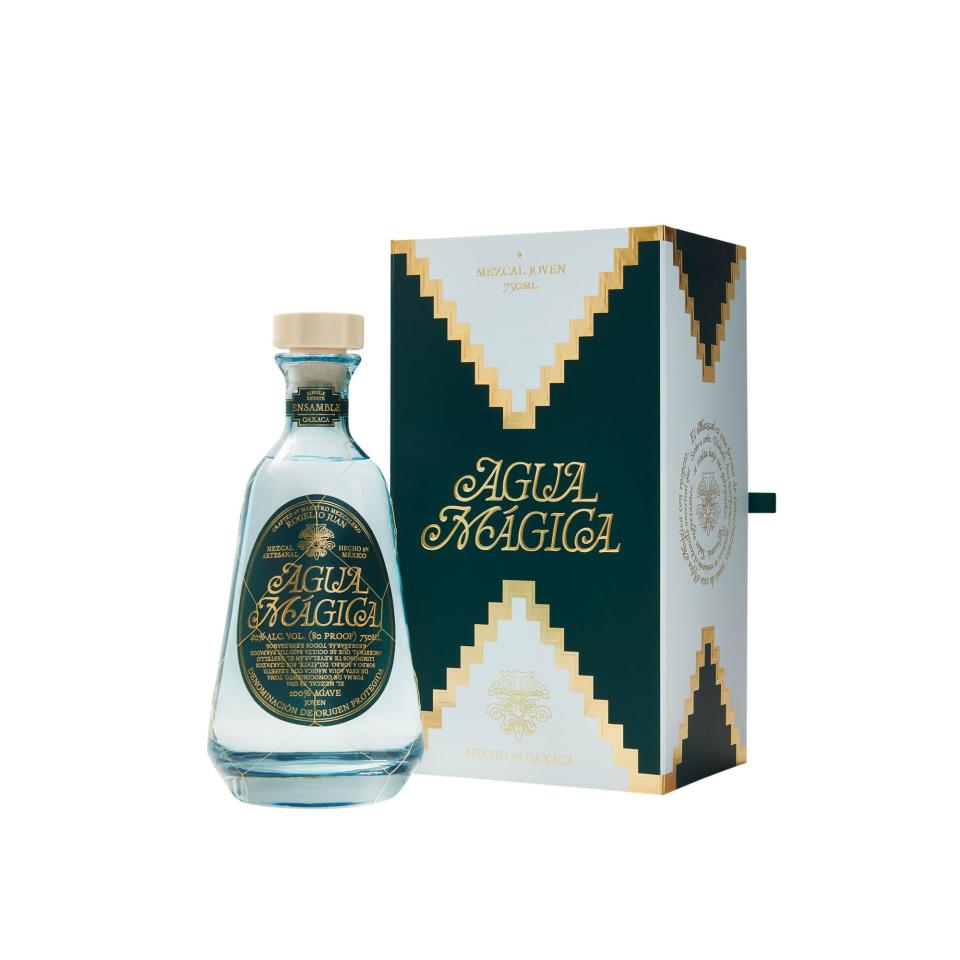 <p><a href="https://aguamagica.com/products/agua-magica-mezcal-box-set" rel="nofollow noopener" target="_blank" data-ylk="slk:Shop Now;elm:context_link;itc:0;sec:content-canvas" class="link ">Shop Now</a></p><p>Mezcal Gift Box Set</p><p>aguamagica.com</p><p>$95.00</p>